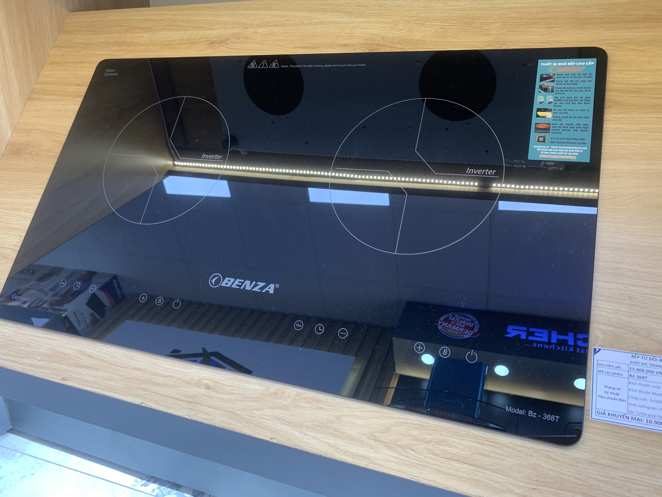 BẾP TỪ BENZA BZ 368T
